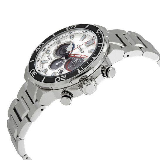 Citizen Chronograph Quartz White Dial Men's Watch CA4250-54A