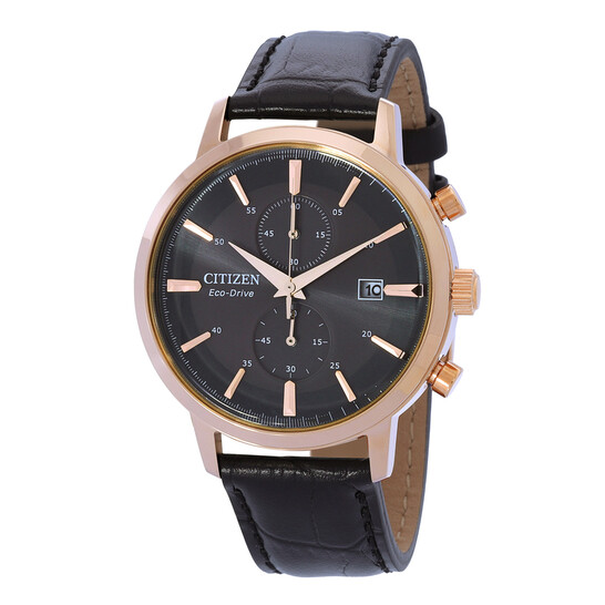 CITIZEN クラシック掛時計 ブラウン　キャロライン PCAT Brown Dial Genuine Crocodile Strap AT4001-00X | CITIZEN