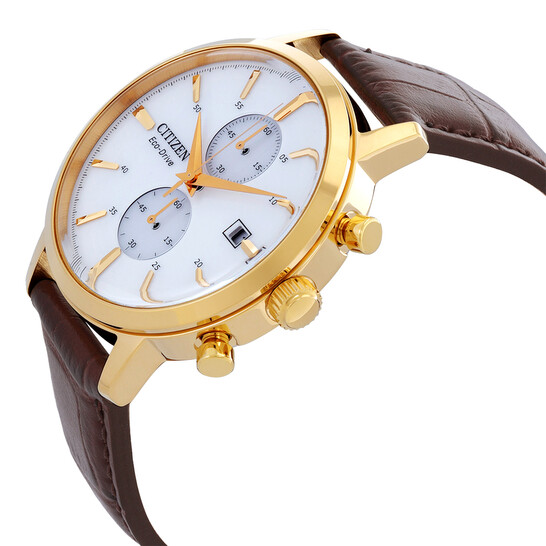 Citizen Core Collection Chronograph Quartz White Dial Men's Watch