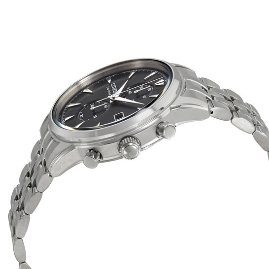 Citizen Corso Eco-Drive Chronograph Black Dial Men's Watch CA7000-55E - 546x546 Image #2