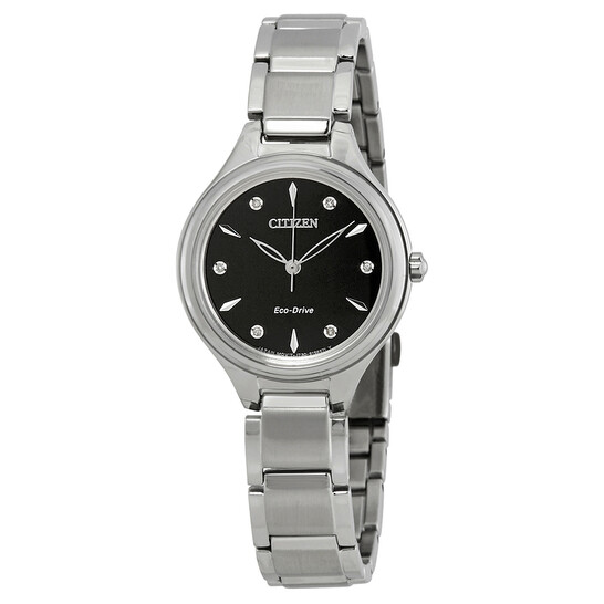 Citizen Corso Diamond Black Diamond Dial Ladies Watch FE2100  display picture 1