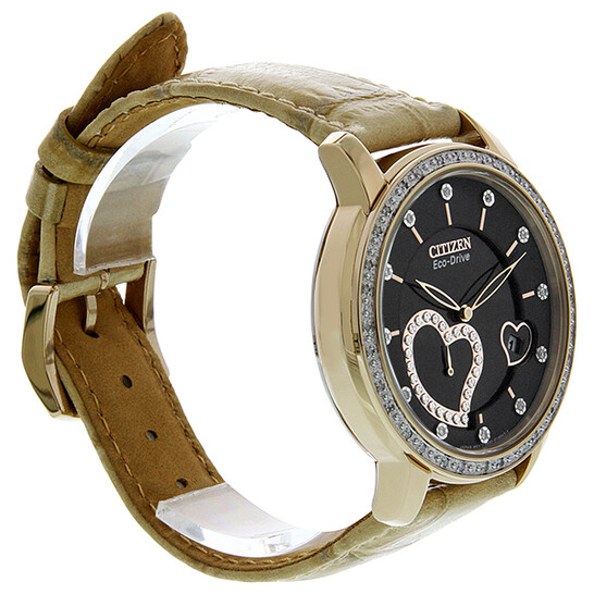 Citizen Desire Eco-Drive Diamond Brown Dial Rose Gold-Tone Ladies Watch EV1003-09X - 546x546 Image #5