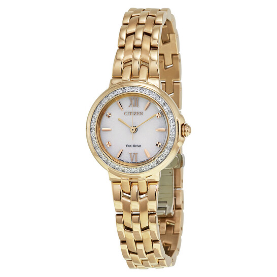 Citizen Diamond White Dial Ladies Watch EM0443-59A - 546x546