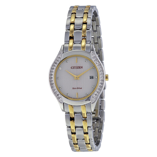 Citizen Diamond White Dial Two-tone Ladies Watch GA1064-56A Citizen Diamond White Dial Two-tone Ladies Watch GA1064-56A - 546x546