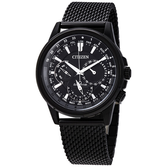 CITIZEN Eco-Drive ブラックダイヤル WR 20 bar CITIZEN Eco-Drive ブラックダイヤル WR 20 bar