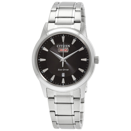 Citizen Eco-Drive Black Dial Men's Watch AW0100-86E 4974374311313
