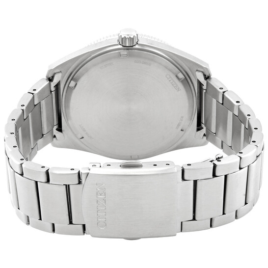 CITIZEN Orologio Uomo Eco-Drive AW1761-89L - Acciaio Inox, Quadrante Blu, Datario E Lunetta Girevole