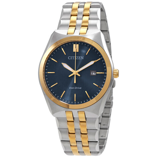 Citizen Eco-Drive Blue Dial Two-tone Men's Watch BM7334-66L
