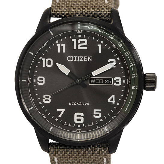 Citizen Eco-Drive Brown Dial Men's Watch BM8595-16H 4974374334244