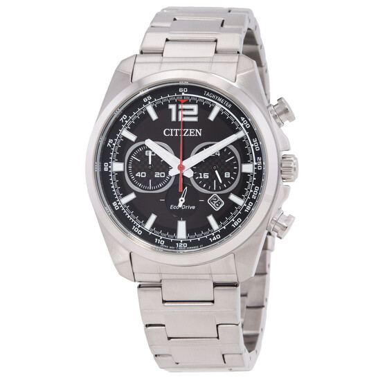 Citizen Eco-Drive Chronograph Black Dial Men's Watch CA4640-50E