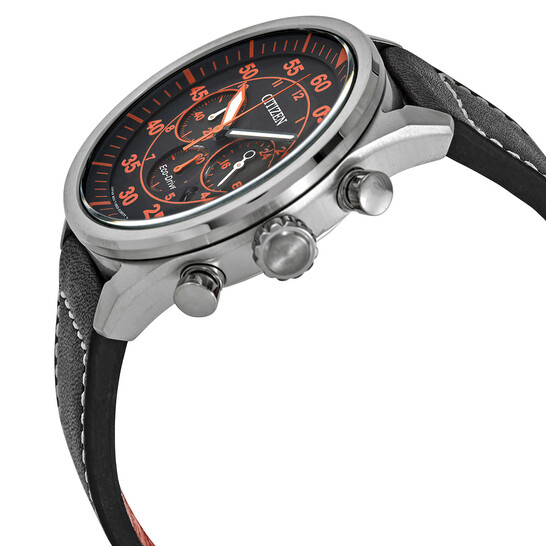 Orologio Citizen Cronografo Uomo CA4210-08E - Eco-Drive, Acciaio E Pelle, Design Sportivo
