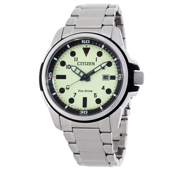 Citizen Eco-Drive Green Dial Men's Watch AW1800-89X - Watches