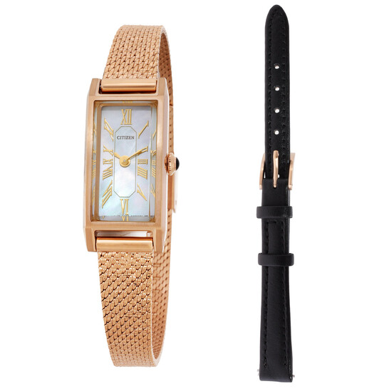 Citizen Eco-Drive Mother of Pearl Dial Ladies Watch EG7043-33D