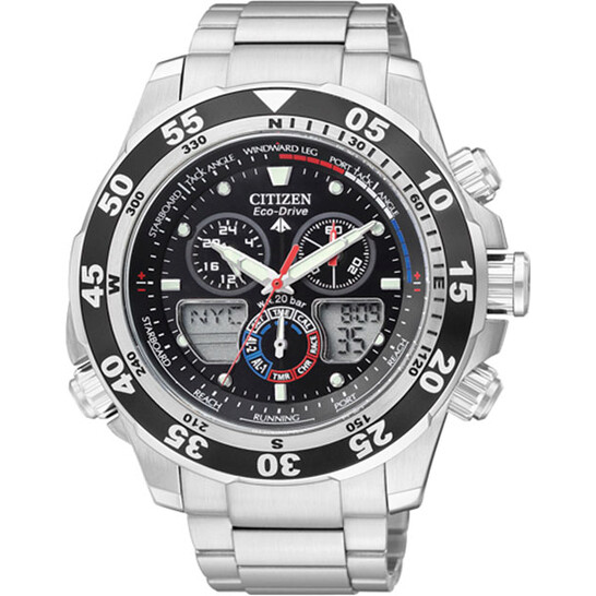 Citizen Eco-Drive Promaster Chronograph Black Dial Men's Watch JR4045-57E - 546x546
