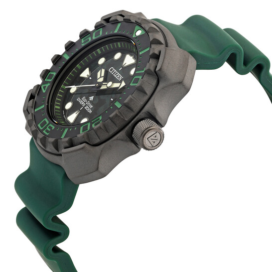 Citizen Eco-Drive Promaster Diver Green Dial Super Titanium