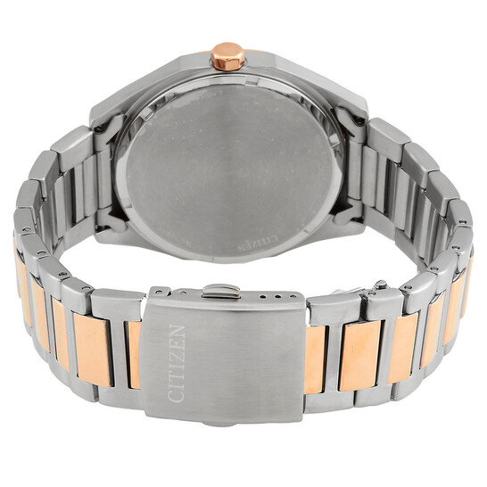 値下げ！CITIZEN Eco-Drive 時計2本セット Citizen Eco-Drive White Dial Two-Tone Men's Watch BM7606-84A