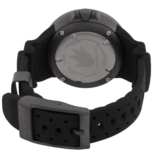 hobo × CITIZEN ECO DRIVE WATCH black Citizen Men's Eco-Drive Ecosphere Black IP Chronograph Watch