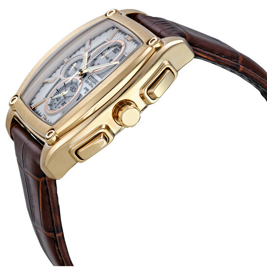 Citizen Gold-tone Chronograph WR100 Men's Watch CA0093-01A