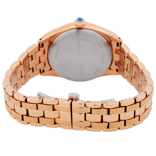 Citizen L Classic Eco-Drive Brown Dial Ladies Watch EM1143-81Z