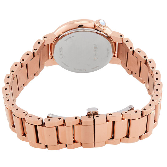 Citizen L Eco-Drive Mother of Pearl Dial Ladies Watch EM0917-81Y