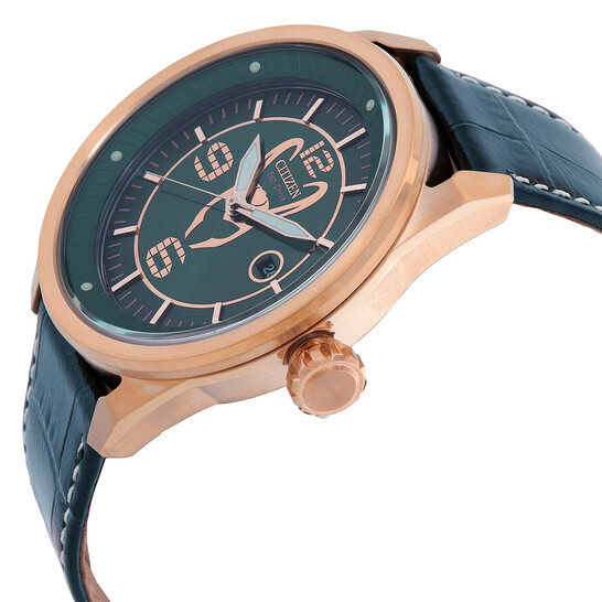 Citizen Loki Marvel Green Dial Men's Watch AW1363-06W 013205160462