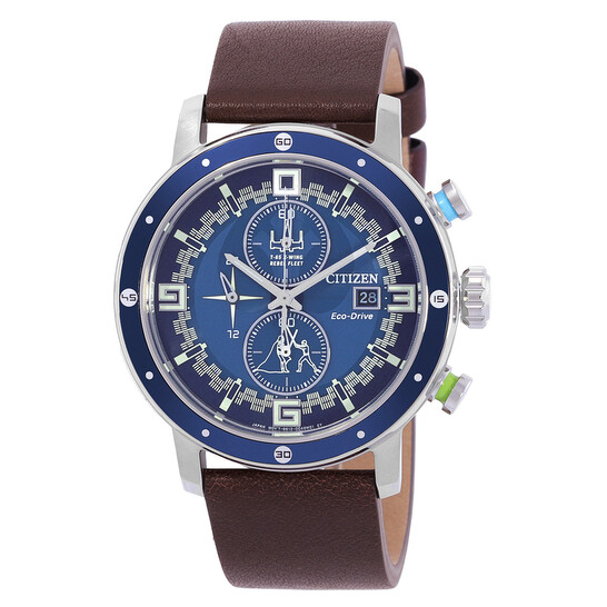 CITIZEN Orologio analogico al quarzo da uomo con cinturino in pelle CA7067-11H, Nero, misura unica, cinghia