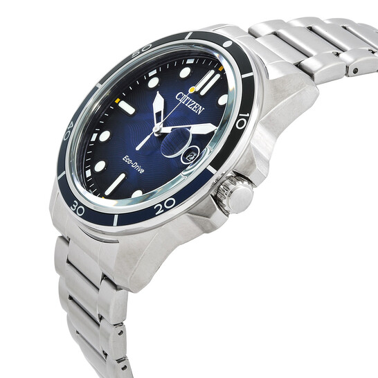 Citizen Marine 1810 Eco-Drive Blue Dial Men's Watch AW1810-85L