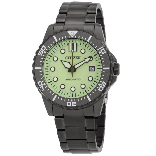 Citizen Mechanical Automatic Green Dial Watch NJ0177-84X