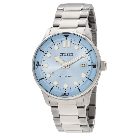 Citizen Mechanical Automatic Light Blue Dial Men's Watch NJ0191