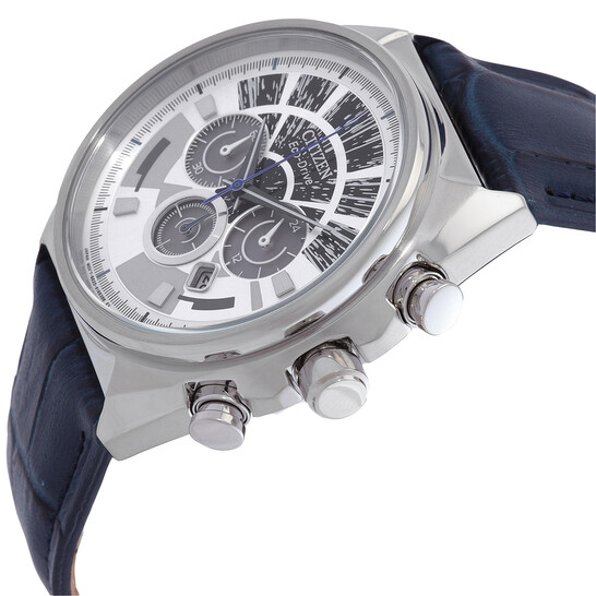 Citizen Millennium Falcon Chronograph Eco-Drive Silver Dial Men's