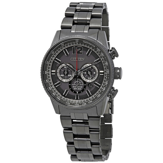 Citizen Nighthawk Chronograph Charcoal Grey Dial Men's Watch CA4377-53H Citizen Nighthawk Chronograph Charcoal Grey Dial Men's Watch CA4377-53H - 546x546