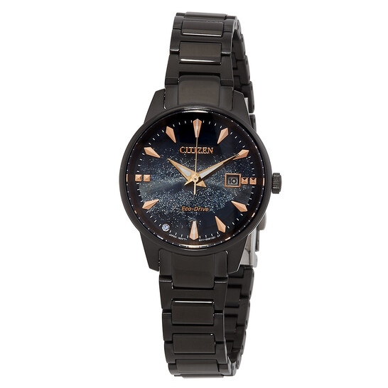 Citizen Pair Eco-Drive Blue Dial Ladies Watch EW2595-81L