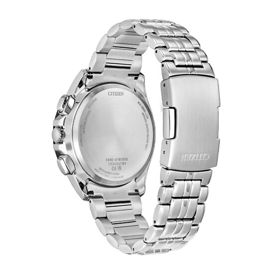 Citizen PCAT Perpetual Alarm World Time Chronograph GMT Blue Dial