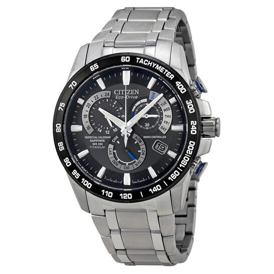 Citizen Perpetual Chrono A-T Eco-Drive Titanium Chronograph Men's Watch  AT4010-50E