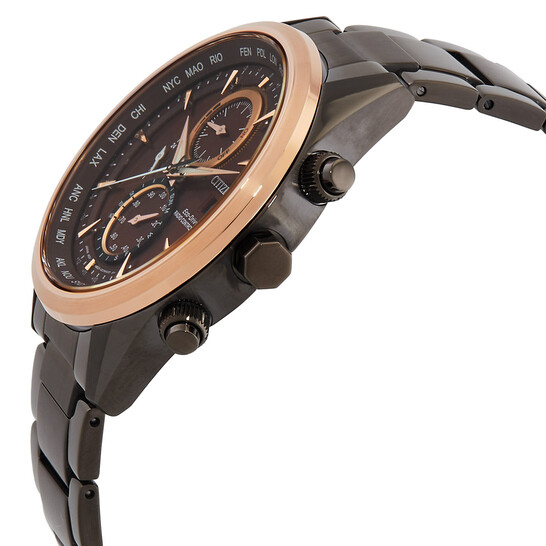 Citizen Perpetual Chronograph Red Dial Men's Watch AT8267-86X