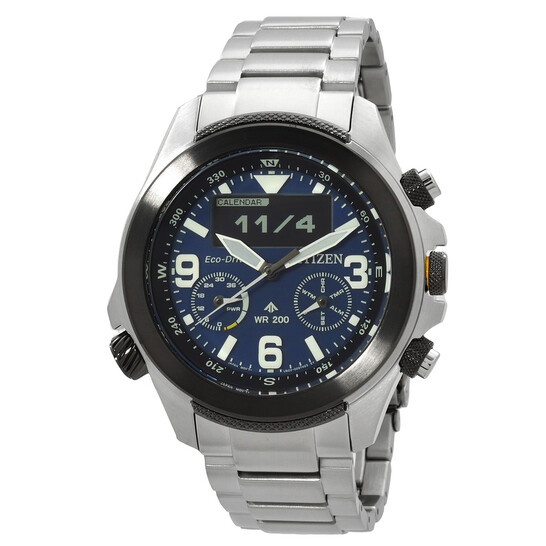 Citizen Promaster Analog-Digital Blue Dial Men's Watch JV1006-51L