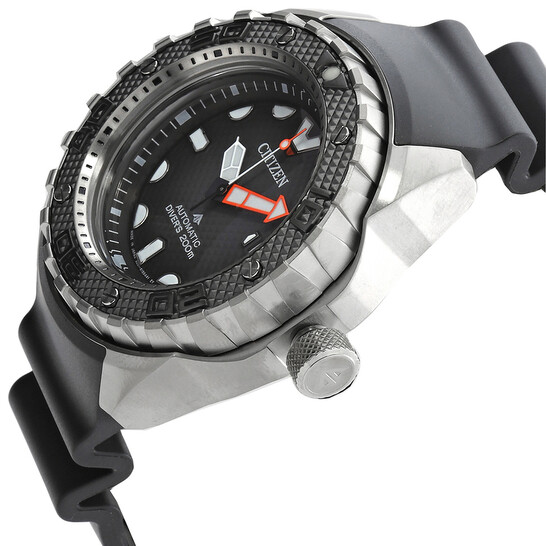 ヨ*シ様 Citizen NB6004-08E プロマスター 自動巻 美品 Citizen Promaster Automatic Black Dial Men's Watch NB6004