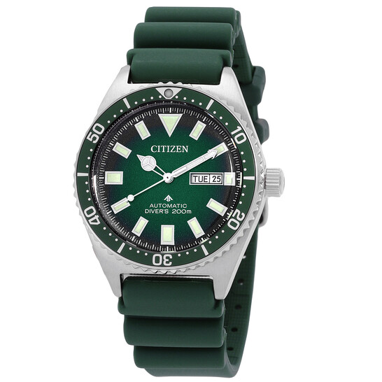 CITIZEN プロマスター NY0121-09X グリーン Citizen Promaster Challenge Marine Automatic Diver green