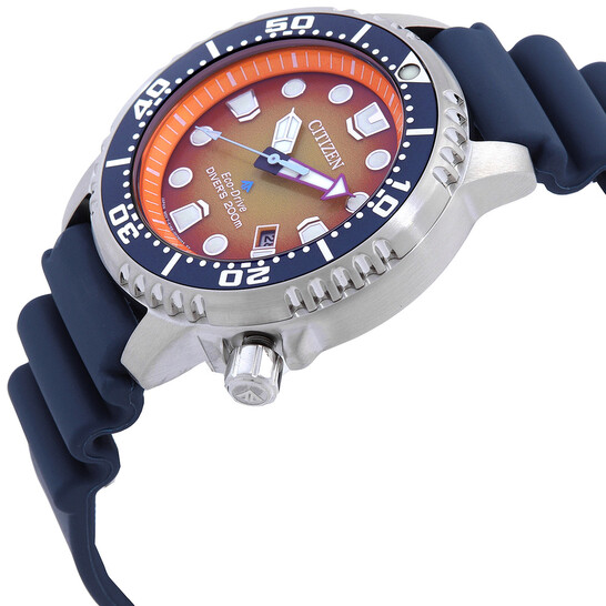 Citizen Promaster Dive Eco-Drive Orange Dial Men's Watch BN0169
