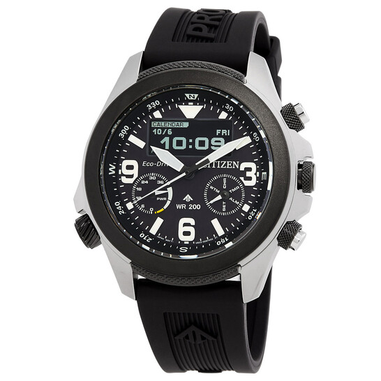 Citizen Promaster Land Chronograph Analog-Digital Black Dial Men's