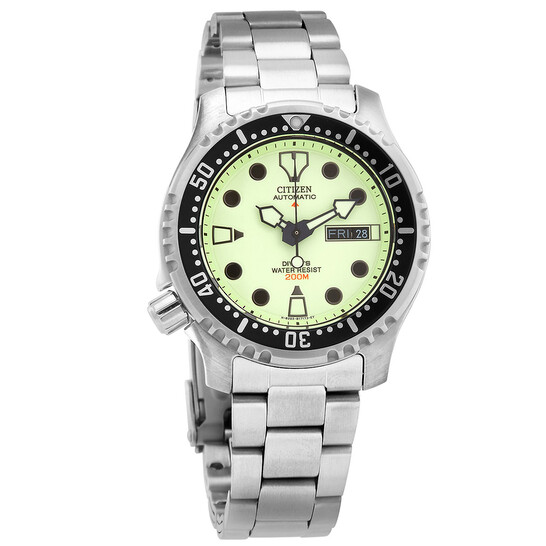 Citizen Promaster Marine Automatic Green Dial Men's Watch NY0040