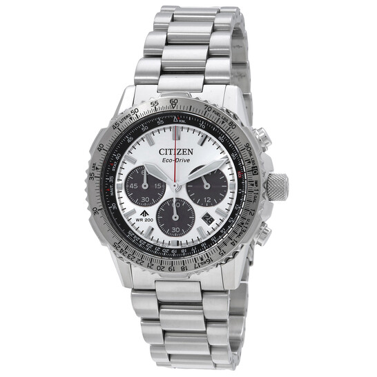 Citizen Promaster Navihawk Chronograph Silver Dial Men's Watch