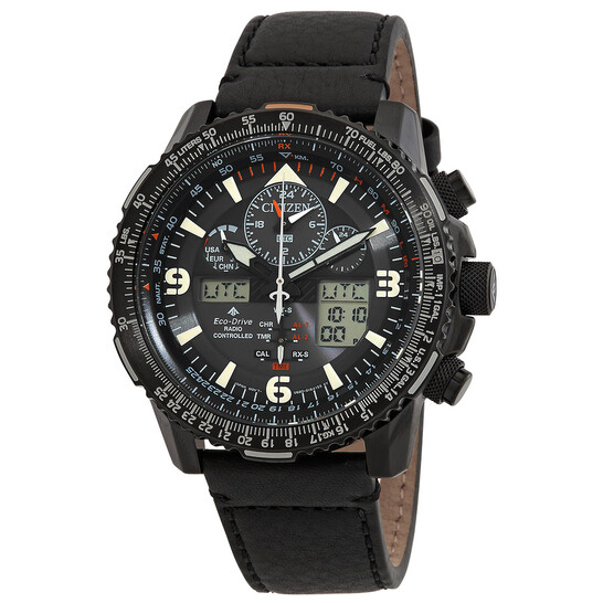 Citizen Quartz Analog-Digital Black Dial Watch JY8085-14H