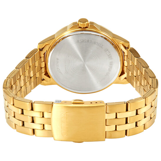 Citizen Quartz Black Dial Gold-tone Men's Watch BF2013-56E