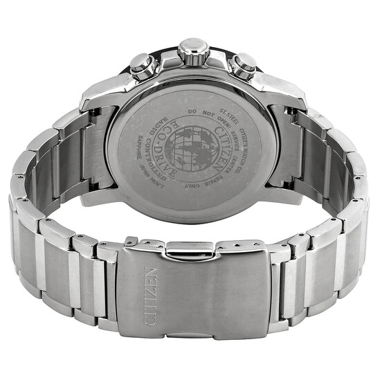 Citizen Perpetual Alarm World Time Chronograph GMT Black