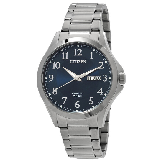 citizen メンズウォッチ Citizen Quartz Silver Dial Two-tone Men's Watch BF2018-52A