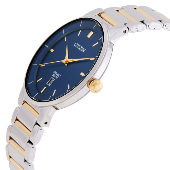 Citizen Quartz Blue Dial Men's Watch BI5124-50L - Watches - Jomashop