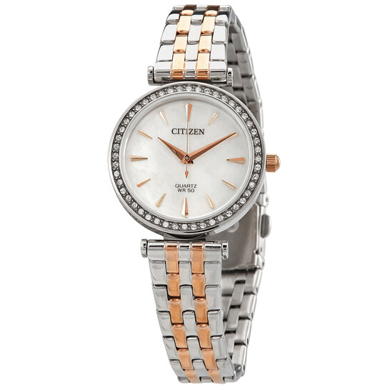 Citizen Quartz Crystal Mother of Pearl Dial Ladies Watch  display picture 3
