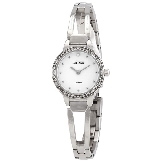 Citizen Quartz Crystal White Dial Ladies Watch EZ7011-88A  display picture 1