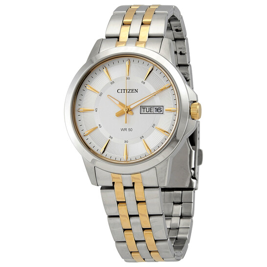 Citizen Quartz Silver Dial Two-tone Men